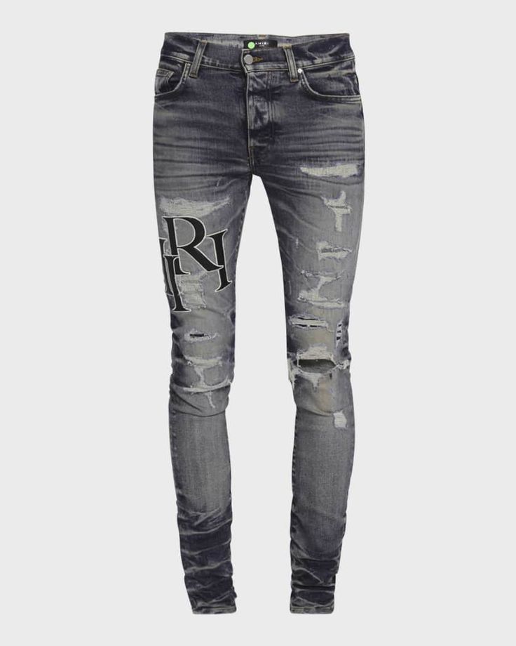 Amiri Jeans (Black 'N Grey)