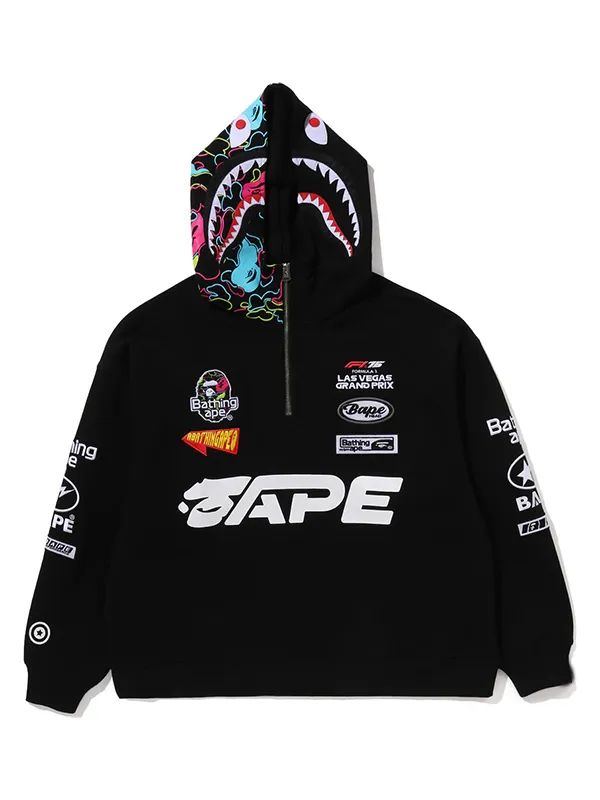 BAPE X F1LV Hoodie (Black)