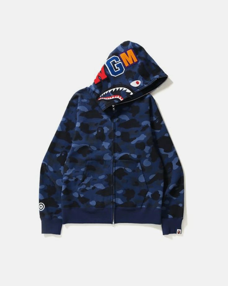 Bape Hoodie (Dark Blue)