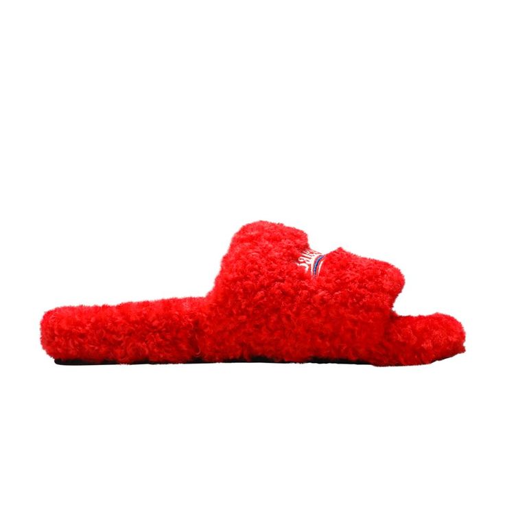 Balenciaga Slides (Red)