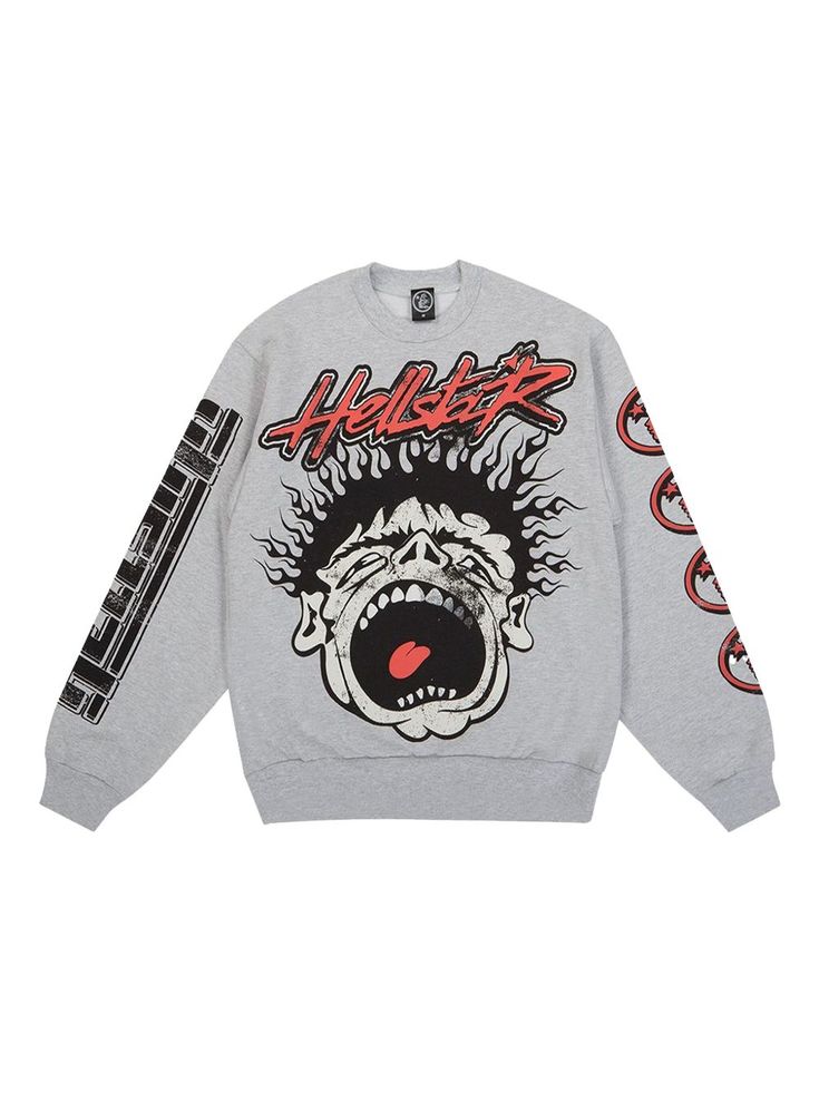 HELLSTAR Records Sweatshirt (Grey)