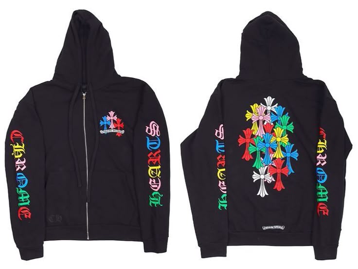 Chrome Heart Zip Up (Multi Color)